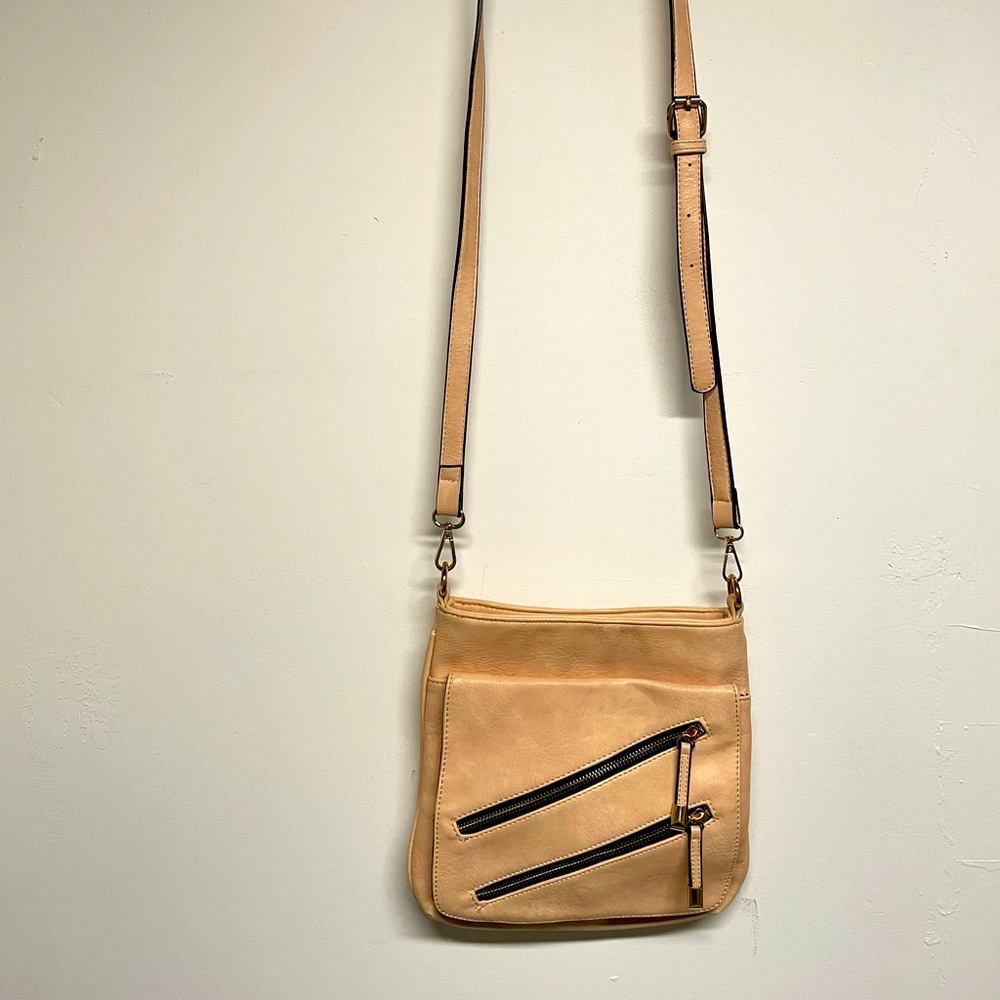 SOLD**Faux Leather Blush Pink Purse